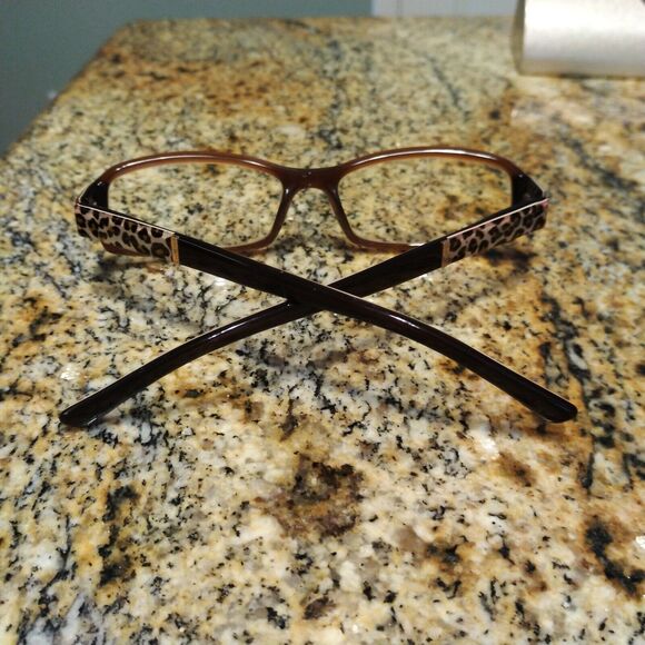 BEBE “ACCOMPLISHED” Eyeglasses Frame BB5003 52-16-135 Animal Leopard & Case - Picture 9 of 11